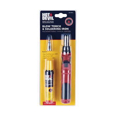 Gas Torch & Soldering Iron Hot Devil HD1938-2