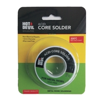 Acid Core Solder Metal Work Hot Devil HDACS