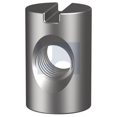 M6 X 15mm Zinc Plated (RoHS Compliant) Finish Furniture Barrel Nut Mild Steel Metric  Hobson HFNBMSZCM06 Pack of 100