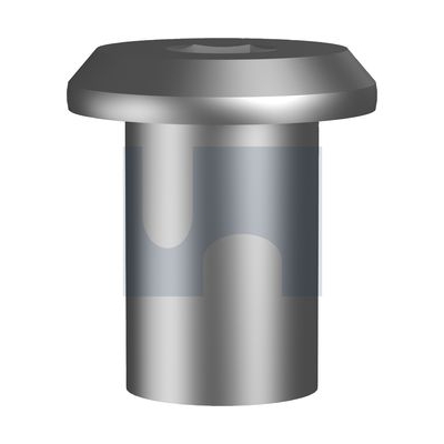Nickel Plated Finish Furniture Connector Nut Mild Steel Metric Hobson