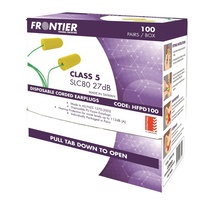Frontier Disposable Corded Earplugs Class 5