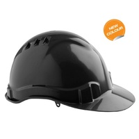 V6 Hard Hat Vented Pushlock Harness Black Pro Choice HHV6-BK