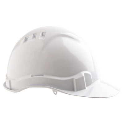 V6 Hard Hat Vented Pushlock Harness White Pro Choice HHV6-W