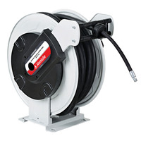 Diesel Air and Water Spring Rewind Hose Reel Alemlube HR90065 