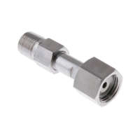 Inlet Connections US CGA Standards Nut and Stem Stainless Steel 1/4" NPT