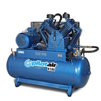 Pilot K100 Reciprocating Air Compressor 415V/ 15 KW/ 500 L Rec./ 1913 L/min FAD K100 