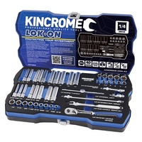 Lok-On™ Socket Set 45 Piece 1/4" Drive - Metric & Imperial Kincrome K27003
