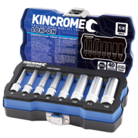 1/4 Drive Socket Set 8 Piece Deep Metric Kincrome K27050