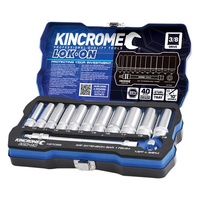 Lok-On™ Socket & Extension Set 13 Piece 3/8" Drive - Metric Kincrome K27056