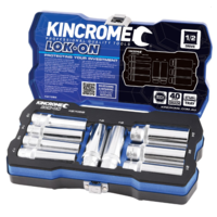 1/2 Drive Socket Set 9 Piece Deep Metric Kincrome K27058