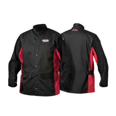 Shadow Split Leather Sleeved Welding Jacket Medium K2986-M