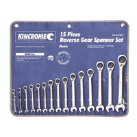 Combination Gear Spanner Set 15 Piece Kincrome K3015