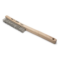 Wire Brush 3 Row Stainless Steel