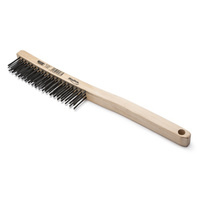 Wire Brush - 3x19 Carbon Wire Wd Hdl Row Steel Lincoln K3184-1
