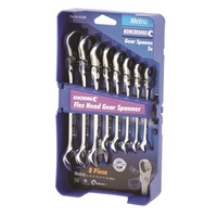 Combination Flex Head Gear Spanner Set 8 Piece Metric Kincrome K3700