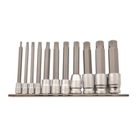 SPLINE BIT RAIL 11 PIECE 1/4, 3/8 & 1/2" DRIVE K5227 Kincrome