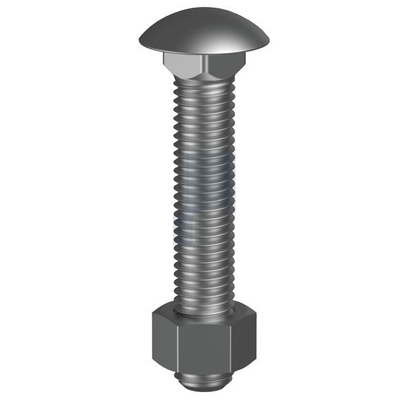 Zinc Plated (RoHS Compliant) Finish Cup Head Bolt & Nut Class 10.9 Metric Hobson