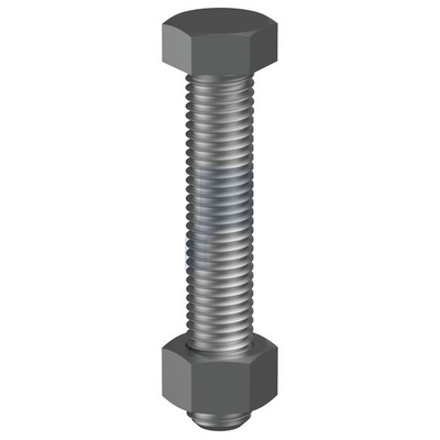 Plain Finish Hex Bolt & Nut Kit Class 4.6 Metric Hobson