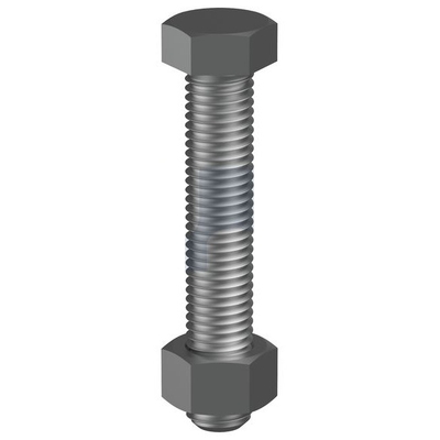Zinc Plated (RoHS Compliant) Finish Hex Bolt & Nut Class 4.6 Metric  Hobson