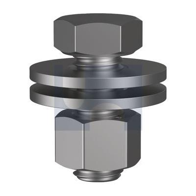 Zinc Plated RoHS Compliant Finish Purlin Hex Bolt Nut Washer Class 8.8 Metric Hobson