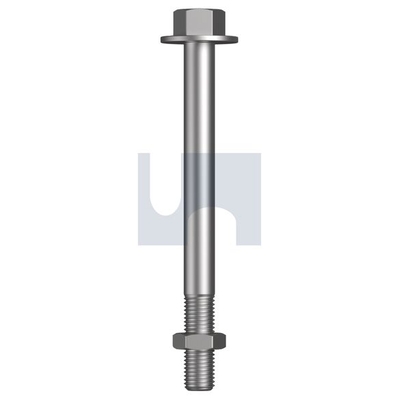 M16X180mm Hot Dip Galvanised Finish Hex Washer Head Pole Step Stee Metric Hobson KBW58GCM160180