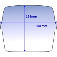 Clear Outer Lens for Jackson WH70 (BH3) GDS (141 X 126mm) PKT 10