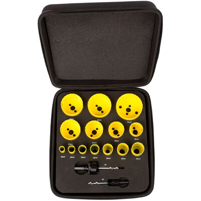 Universal Fast Cut Bi-Metal Hole Saw Kit, General Purpose 14pc – KFC14021