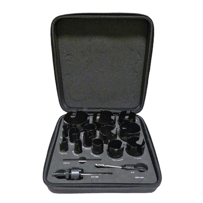14 Piece Multi-Purpose Carbide Tipped Hole Saw Kit TCT 11880 Starrett KMP14031