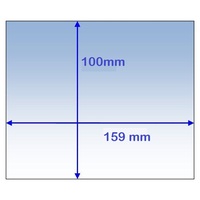 Clear Outer Lens 159 x 100mm For Lincoln FGS 3250D Helmet KP3700-1 Pack of 5