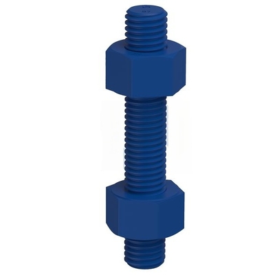 ASTM M193 / A194 GR B7+2H Xylan Blue Finish Stud Bolt & Nut Kit Hobson