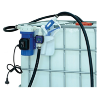 240V Urea/Def 25LPM IBC Transfer pump with meter & manual nozzle