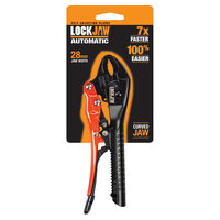 Self Adjusting Pliers Curved Jaw 48mm Jaw width  Sutton Tools L2100250