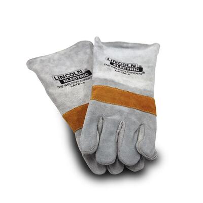Lincoln Electric 390mm Grey Leather Cotton Lining Kevlar LA120-5