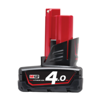 12V Li-Ion 4.0Ah RED LITHIUM Battery Milwaukee M12B4