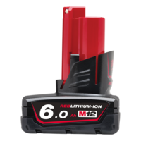 12V 6.0Ah Li-ion Cordless RED LITHIUM Battery Milwaukee M12B6