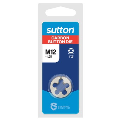 Metric Button Die M400 M12X1.75  TCA 1 OD Sutton M4001200