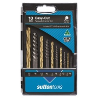 Sutton Screw Extractor Set 10Pce 2.0 to 7.5mm L/H Drills M603S20L