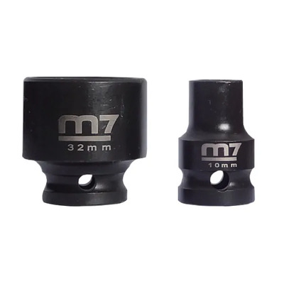 M7 Impact Socket 1/2" DR 6 Point 7/16" M7-MA411S16