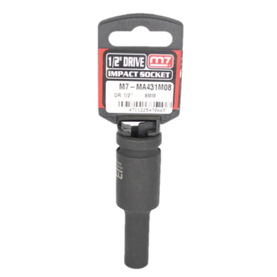 Impact Deep Socket 1/2" DR 6 Point 8MM M7 M7-MA431M08