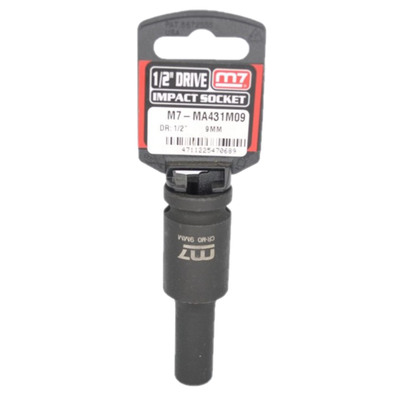 Impact Deep Socket 1/2" DR 6 Point 9MM M7 M7-MA431M09
