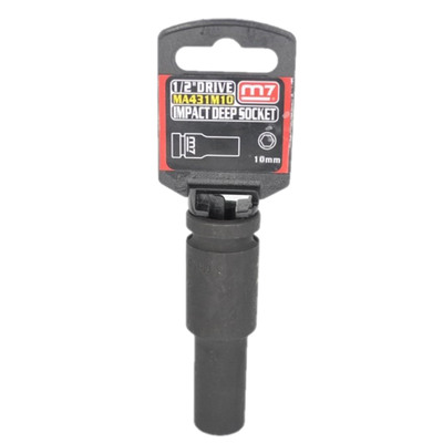  Impact Deep Socket 1/2" DR 6 Point 10MM M7 M7-MA431M10