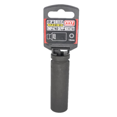 Impact Deep Socket 1/2" DR 6 Point 16MM M7 M7-MA431M16