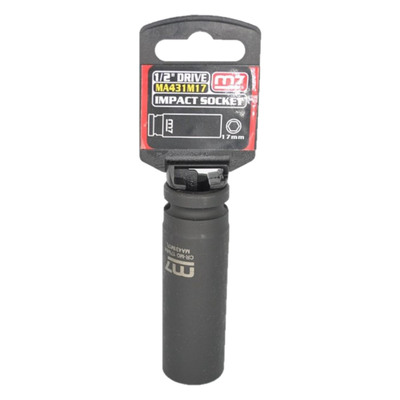 Impact Deep Socket 1/2" DR 6 Point 17MM M7 M7-MA431M17