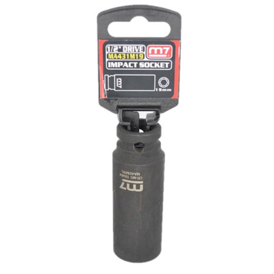  Impact Deep Socket 1/2" DR 6 Point 19MM M7 M7-MA431M19