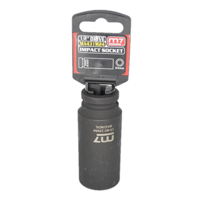  Impact Deep Socket 1/2" DR 6 Point 24MM M7 M7-MA431M24