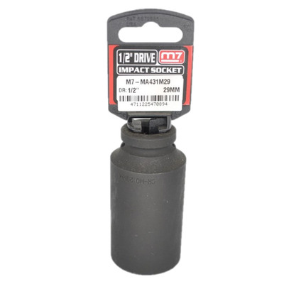  Impact Deep Socket 1/2" DR 6 Point, 29MM M7 M7-MA431M29