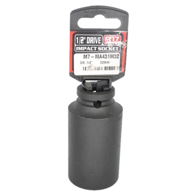  Impact Deep Socket 1/2" DR 6 Point 32MM M7 M7-MA431M32