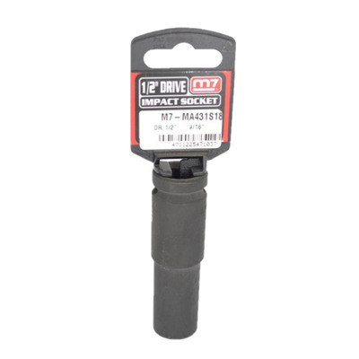 Impact Deep Socket 1/2" DR 6 Point , 9/16 M7 M7-MA431S18