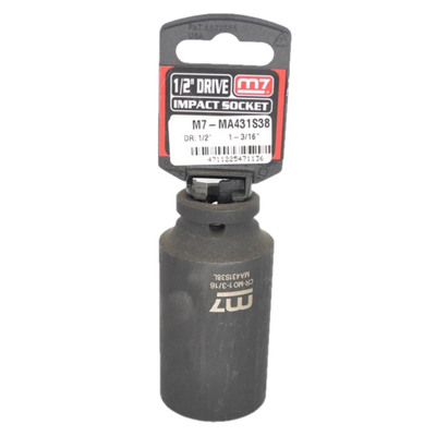 Impact Deep Socket 1/2" DR 6 Point1-3/16 M7 M7-MA431S38