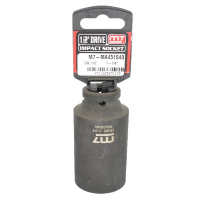 Impact Deep Socket 1/2" DR 6 Point 1-1/4 M7 M7-MA431S40